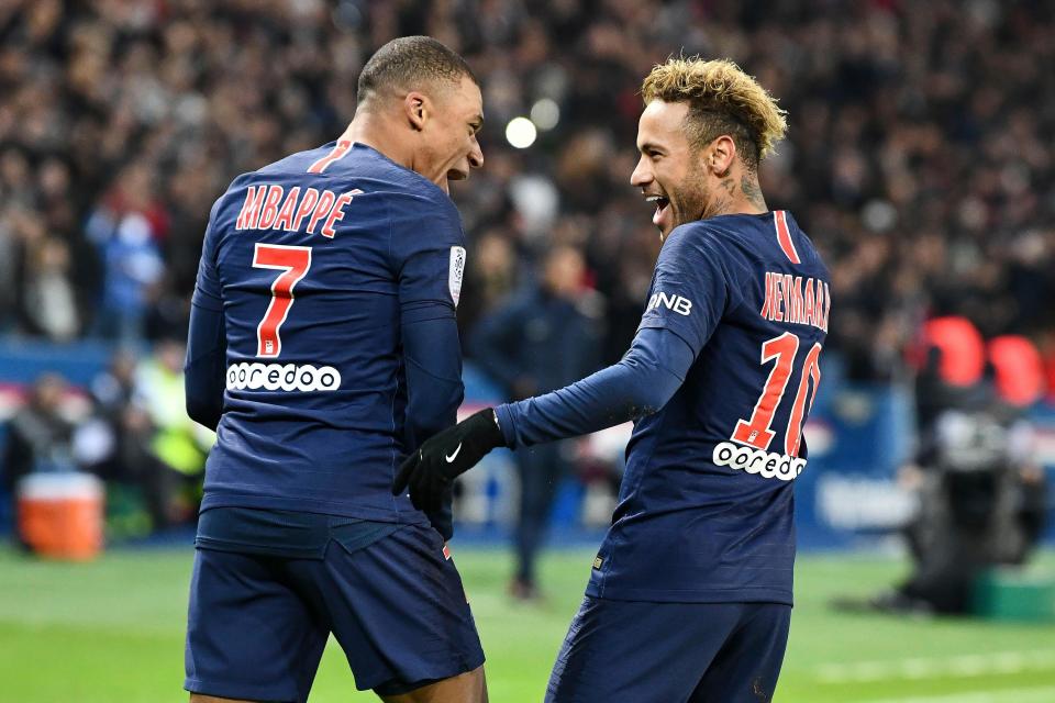  Kylian Mbappe and Neymar have helped PSG to a record start for the major European top-flights, with 13 straight victories