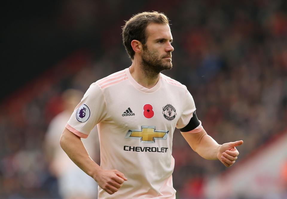  Juan Mata has been in superb form under Jose Mourinho this season