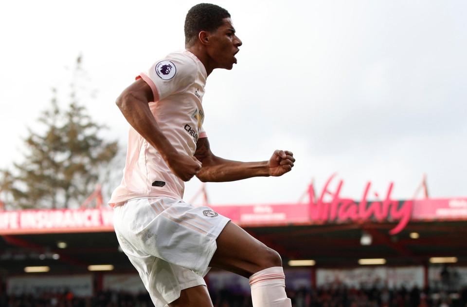  Rashford has endured an uncertain campaign at United - but scored the winner last time out at Bournemouth