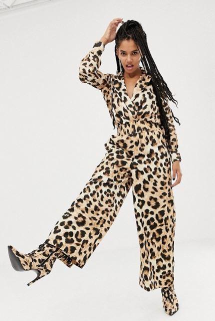  The collection includes chic animal print pieces