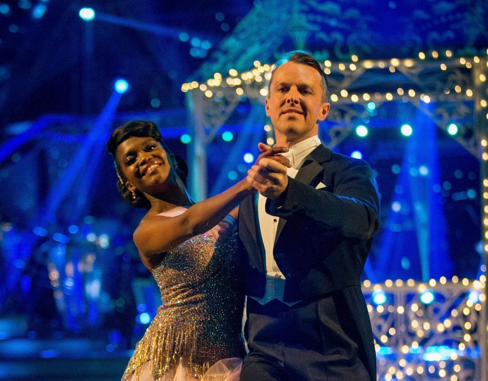 Graeme Swann and Oti Mabuse