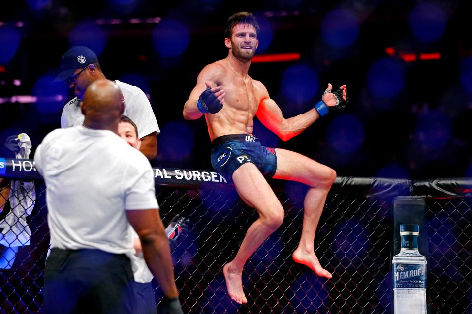  The 31-year-old laps up his UFC 230 success - his seventh victory in 10 outings