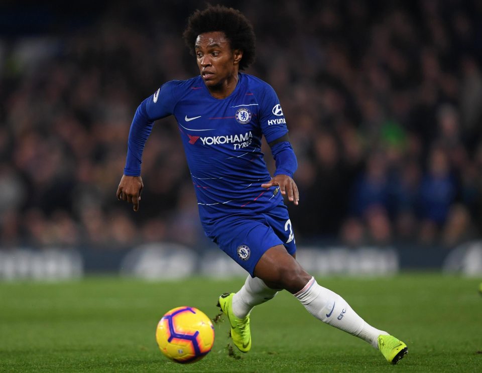  Willian and Pedro played together from the off for just the fourth time in the top flight this season