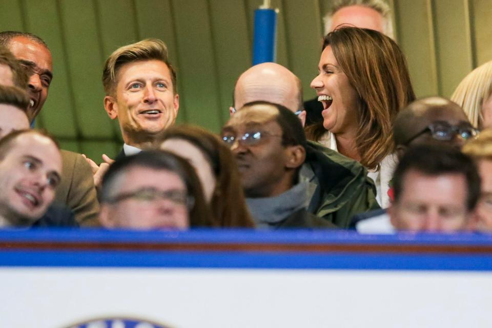  Steve and Susanna enjoyed a football match together