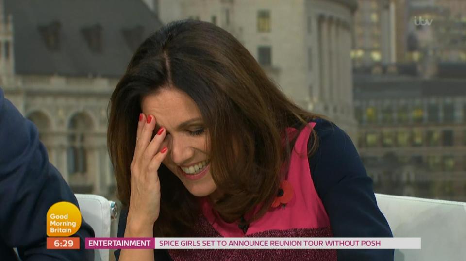  Piers Morgan teased Susanna on Good Morning Britain earlier today