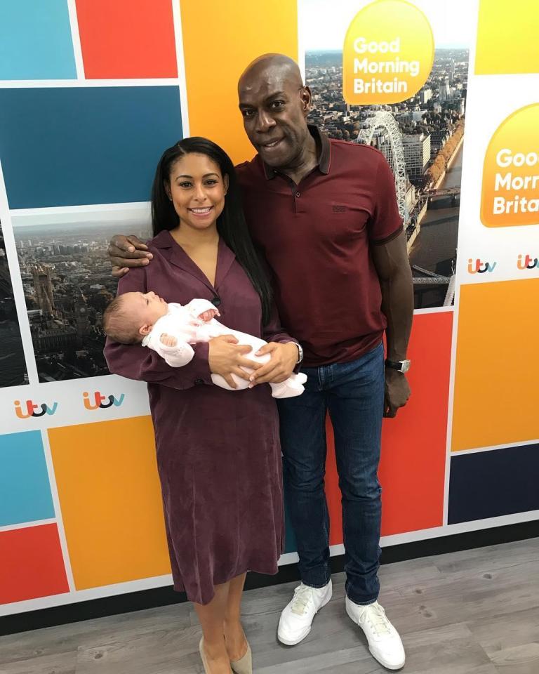  Frank Bruno, right, alongside daughter, Rachel, who gave birth to Amaya in July