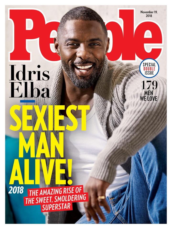  Idris Elba has been named Sexiest Man Alive 2018