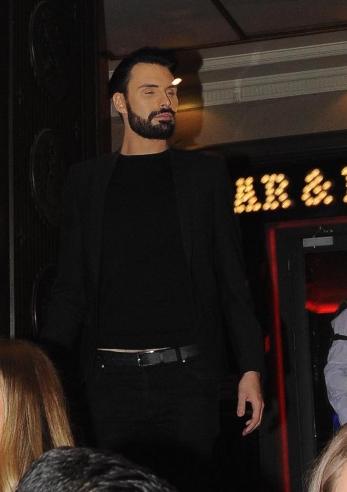  Rylan Clark-Neal looked ready for bed after the wrap party