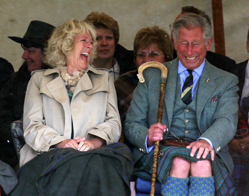  2008: The Prince of Wales and the Duchess of Cornwall at the Mey Highland games in Caithness