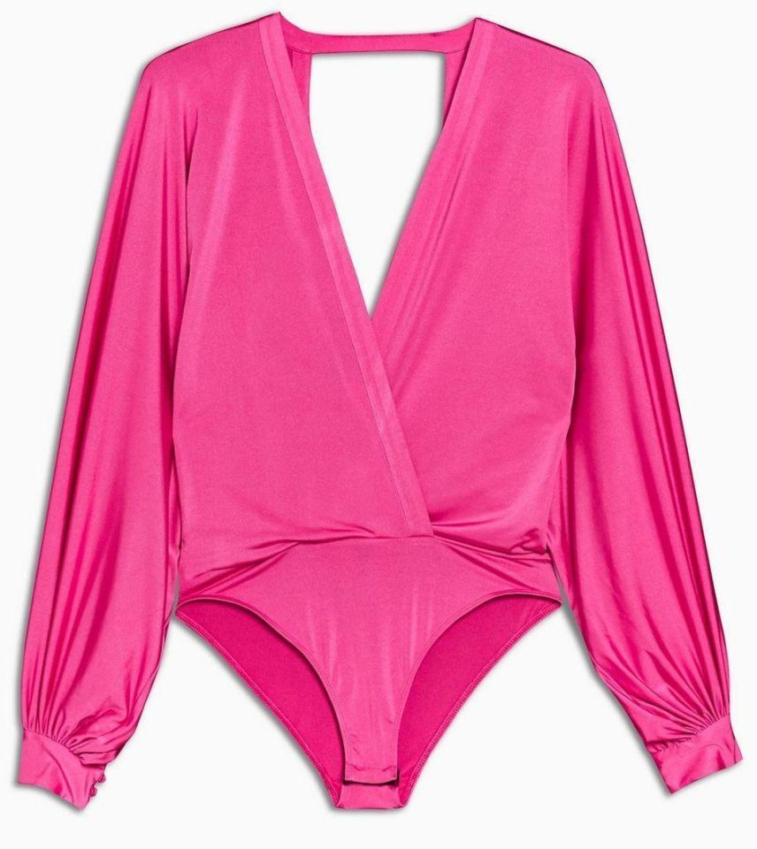  This hot pink bodysuit is the ultimate out-out style