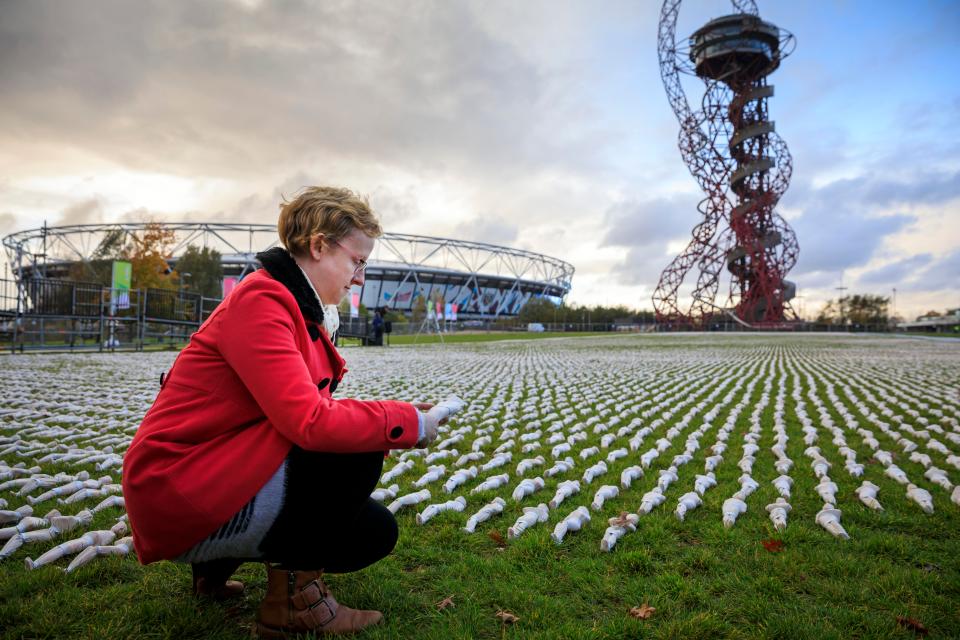  Sally Nicholson payed a visit to the incredible installation to remember her two great-uncles who died at the Battle of the Somme