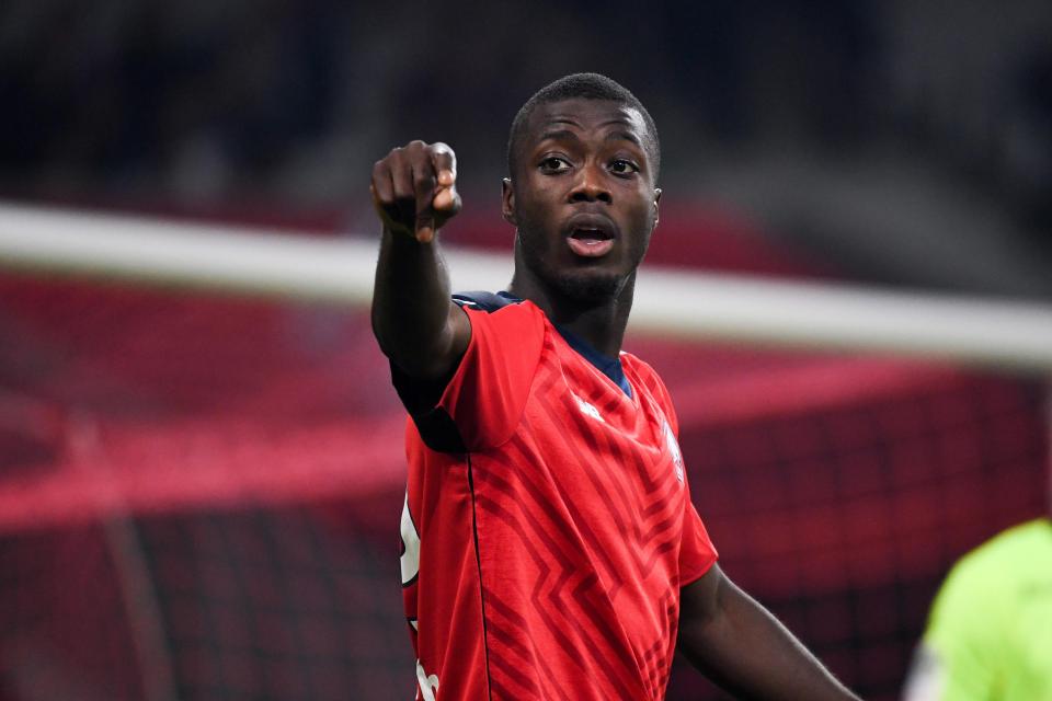  Arsenal are likely to step up their chase to sign Nicolas Pepe