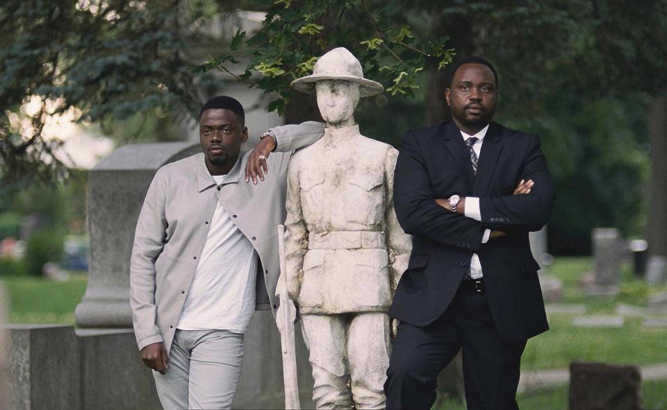  Some of the men in the film include Daniel Kaluuya who plays a very realistically vindictive henchman