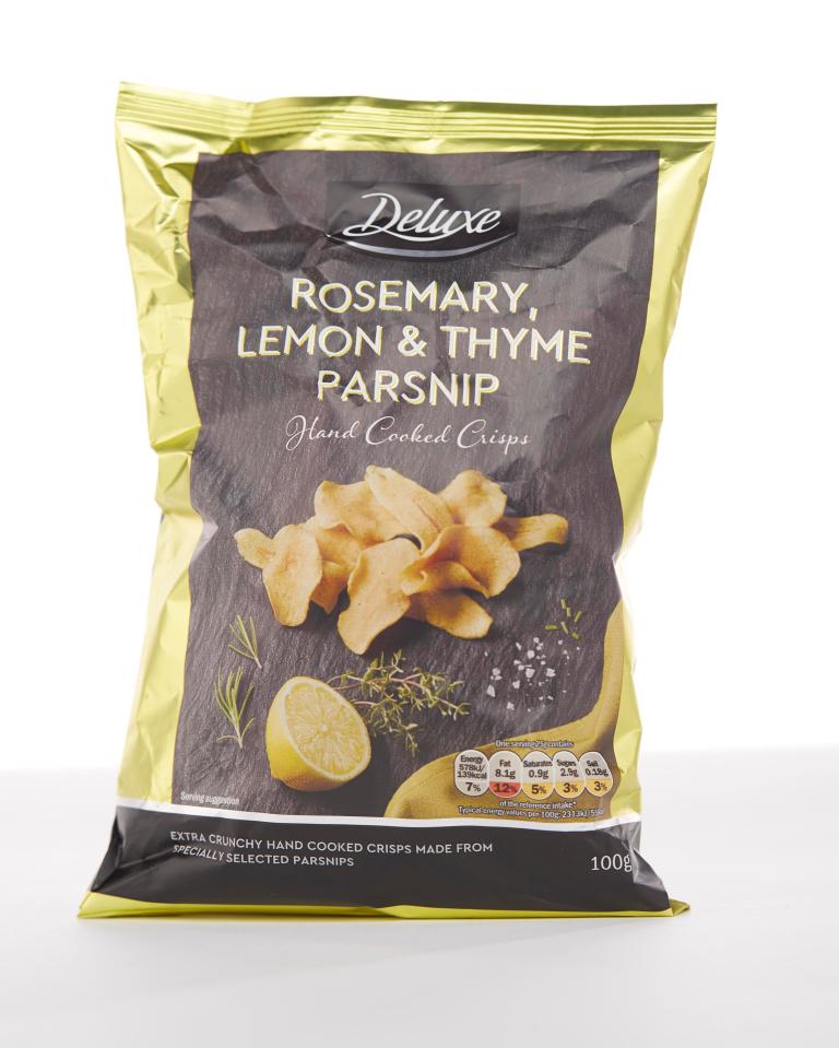  These parsnip crisps are packed full of flavour