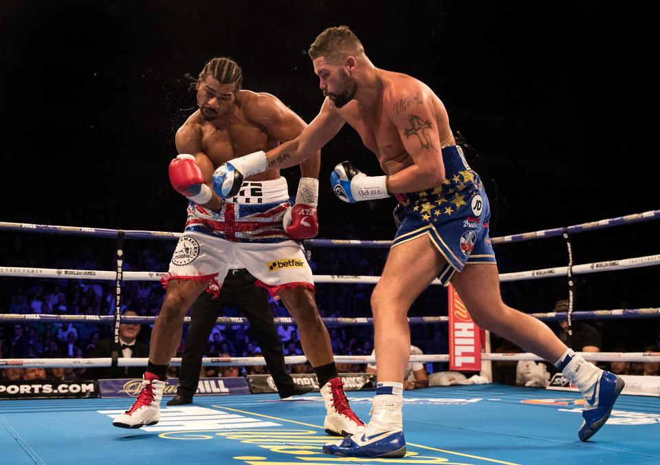  Bellew moved up to heavyweight to fight Haye, beating his rival twice by knockout