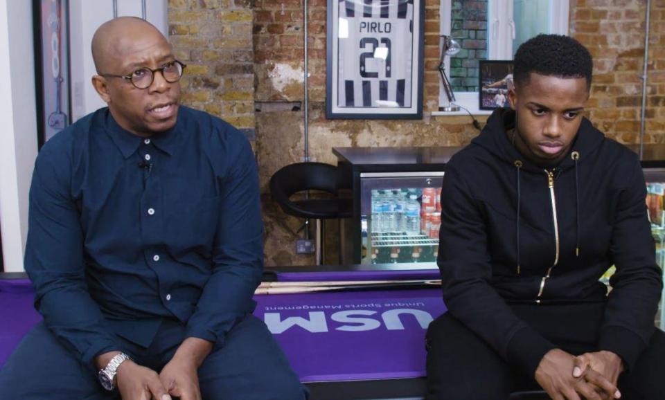  Ryan Sessegnon met SunSport's very own Ian Wright