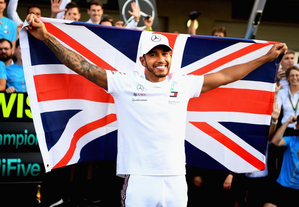  Lewis Hamilton won his fifth world title at the Mexican Grand Prix but sadly the couple missed the race