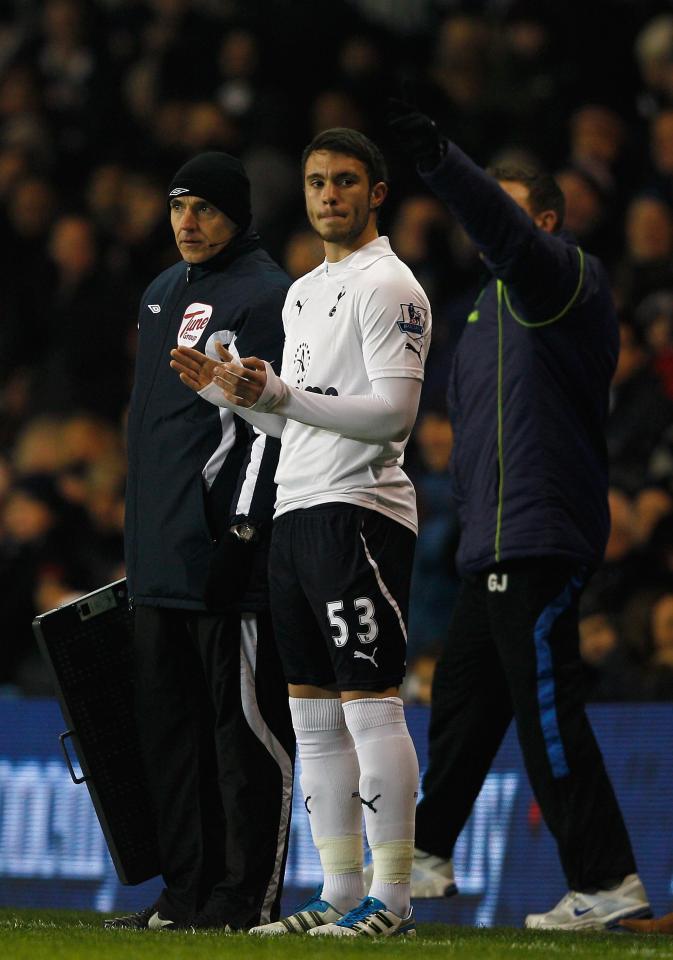  Lancaster was given his opportunity at Spurs, making his debut for 15 minutes under Harry Redknapp