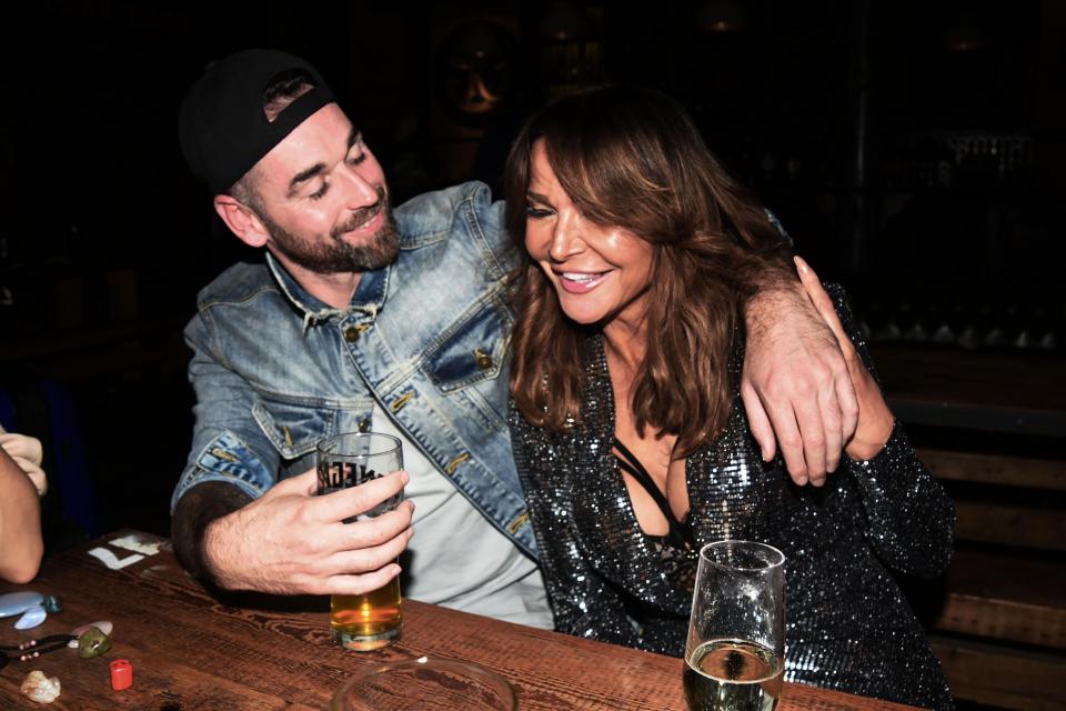  Ben's friend Lizzie Cundy confirmed his baby news tonight