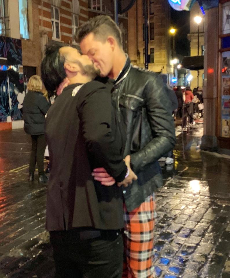  Bobby Norris shared a steamy snog with Ryan Anthony as their relationship heats up.