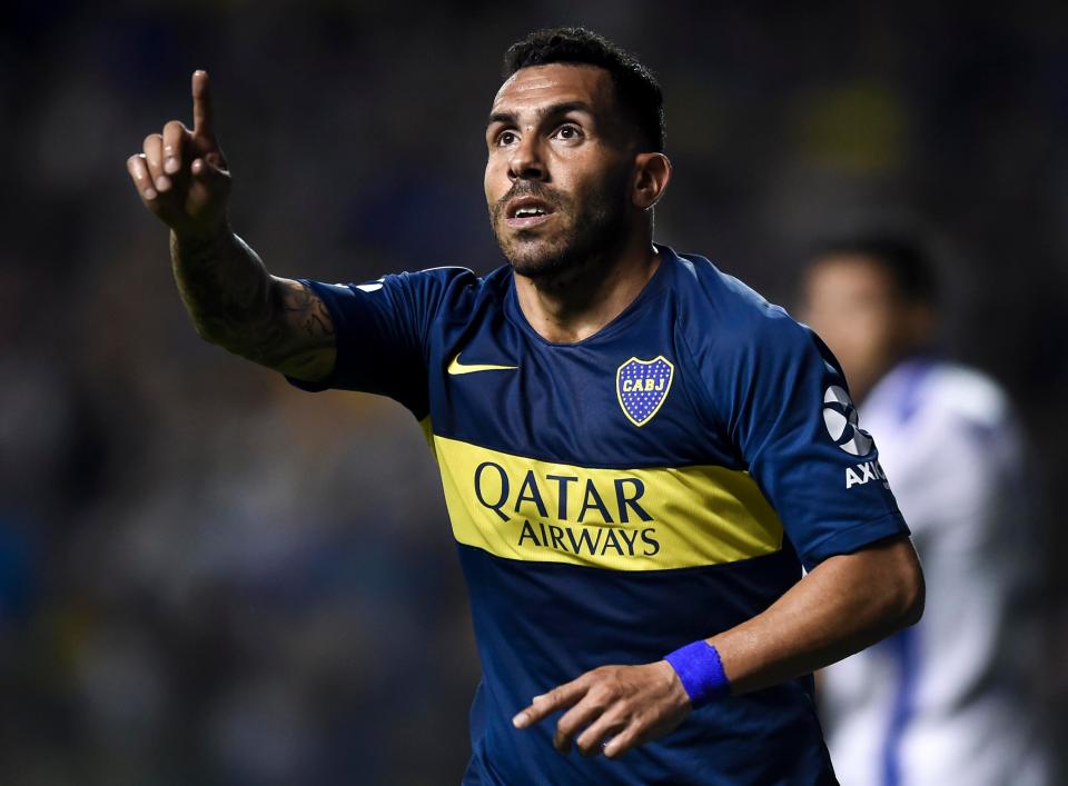  Carlos Tevez will be looking to strike against River Plate once again for Boca Juniors in what is always a tasty affair