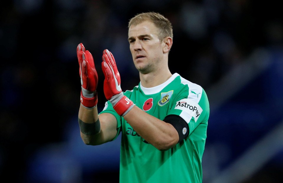 However, the arrival of Joe Hart at Turf Moor has put him well down the pecking order