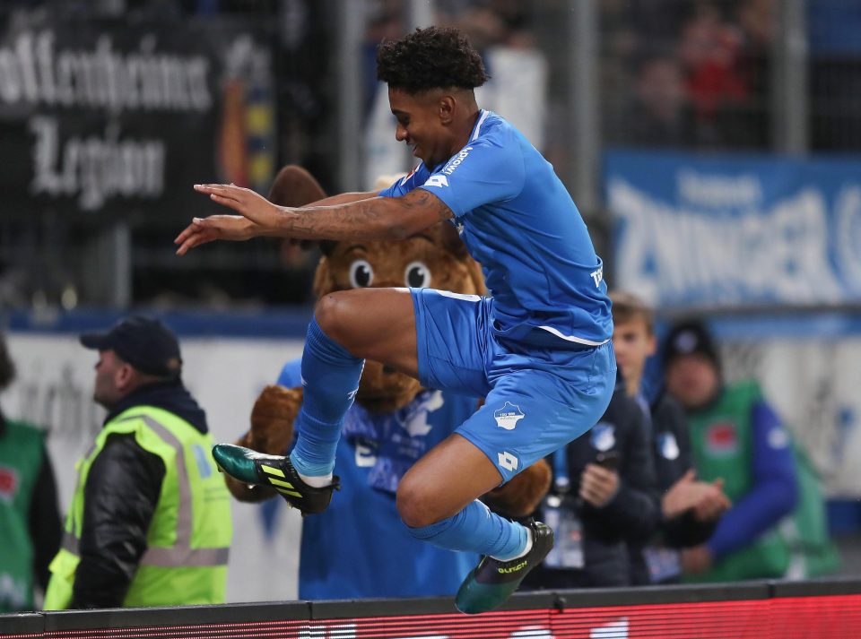  Arsenal loanee Reiss Nelson has six goals in seven matches for Hoffenheim this season