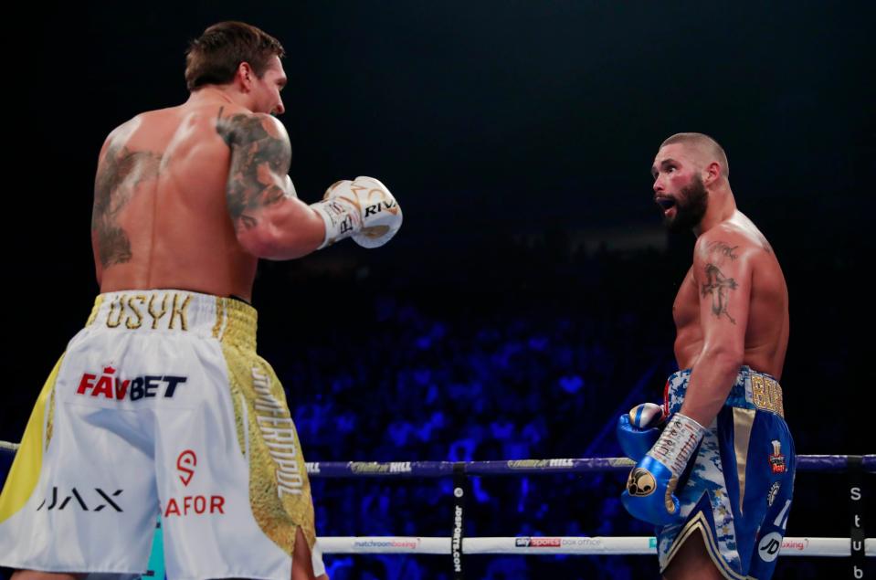  Tony Bellew made a confident start, but tired massively as the rounds went on