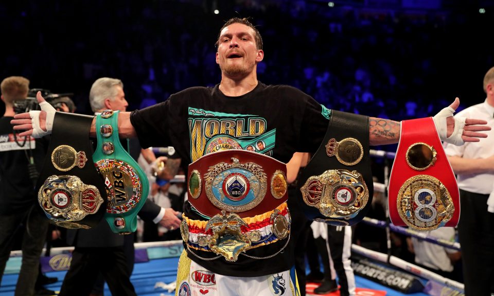  Oleksandr Usyk now fancies stepping up to heavyweight - could he fight Anthony Joshua for all his belts