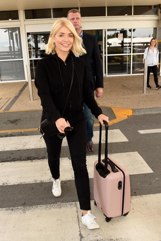  Holly couldn't hide her happiness at being in Australia when she landed