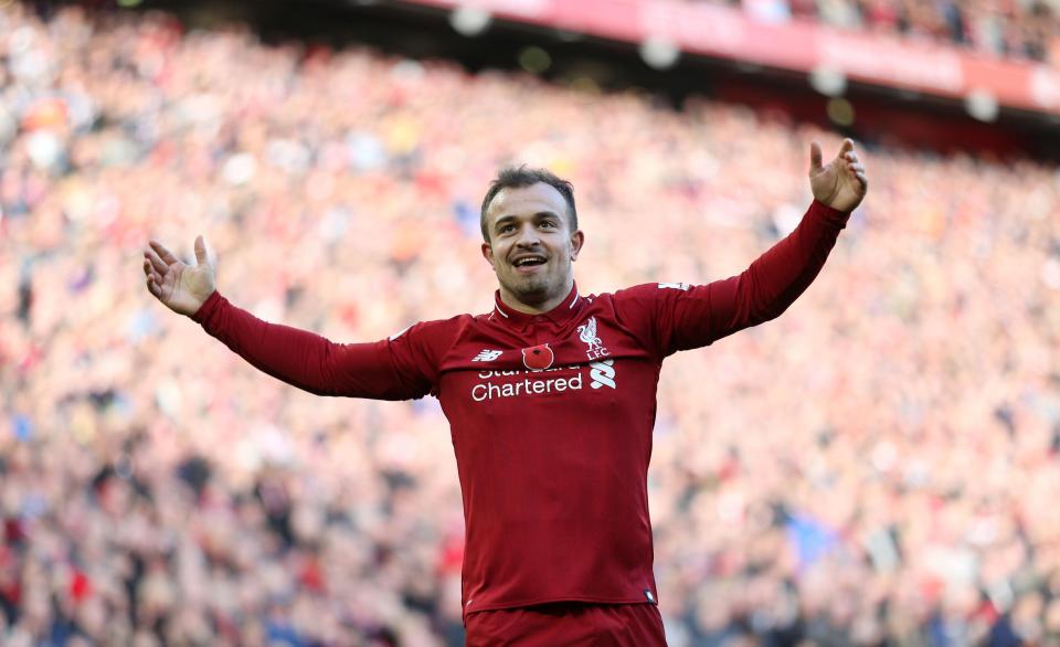  SThe 27-year-old scored his first and second goal for the Reds in his last three matches