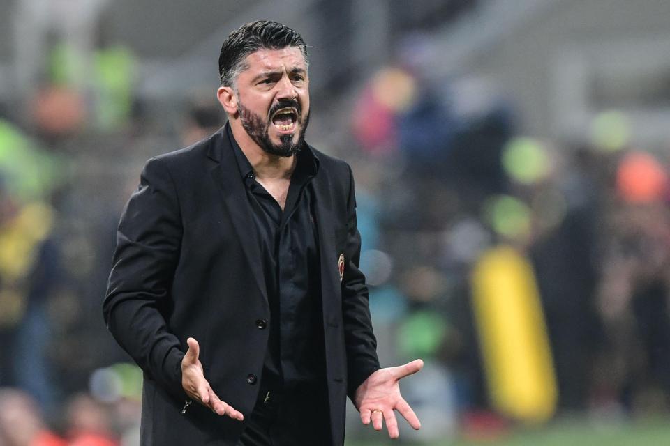  AC Milan manager Gennaro Gattuso has an injury crisis at the San Siro