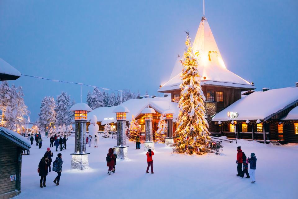  This is what Santa's home in Rovaniemi, Lapland, is supposed to look like right now