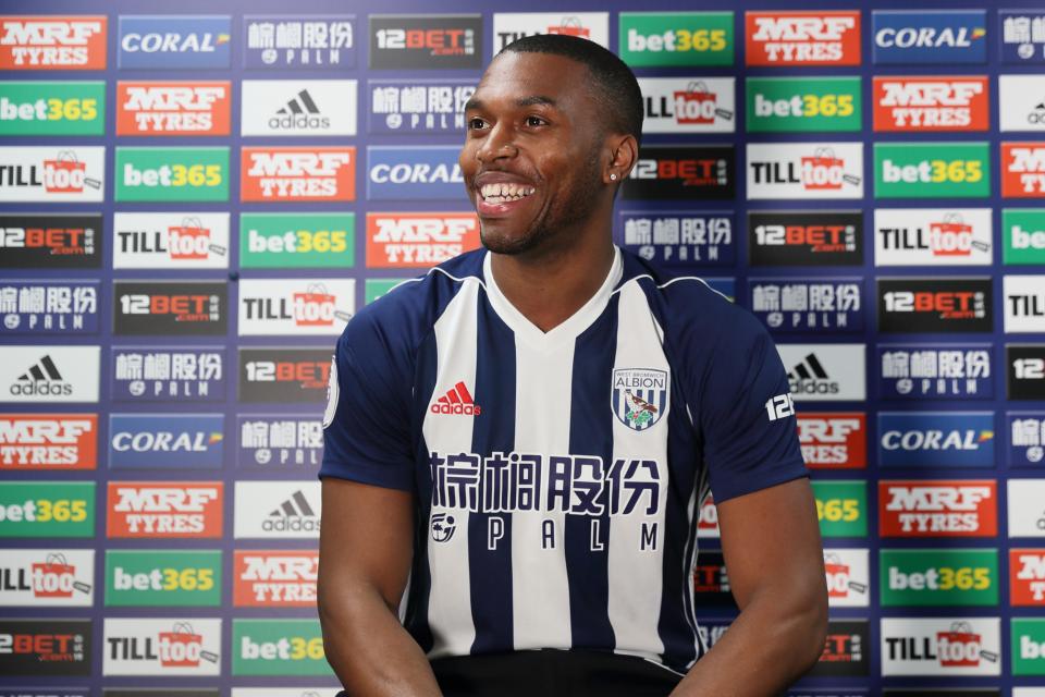  Sturridge wore his earrings to his West Brom loan signing unveiling last season