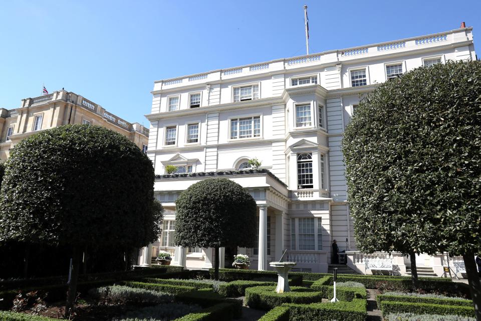  Clarence House, seen from the outside - but royal fans can now go right through the front door thanks to Google's innovative project