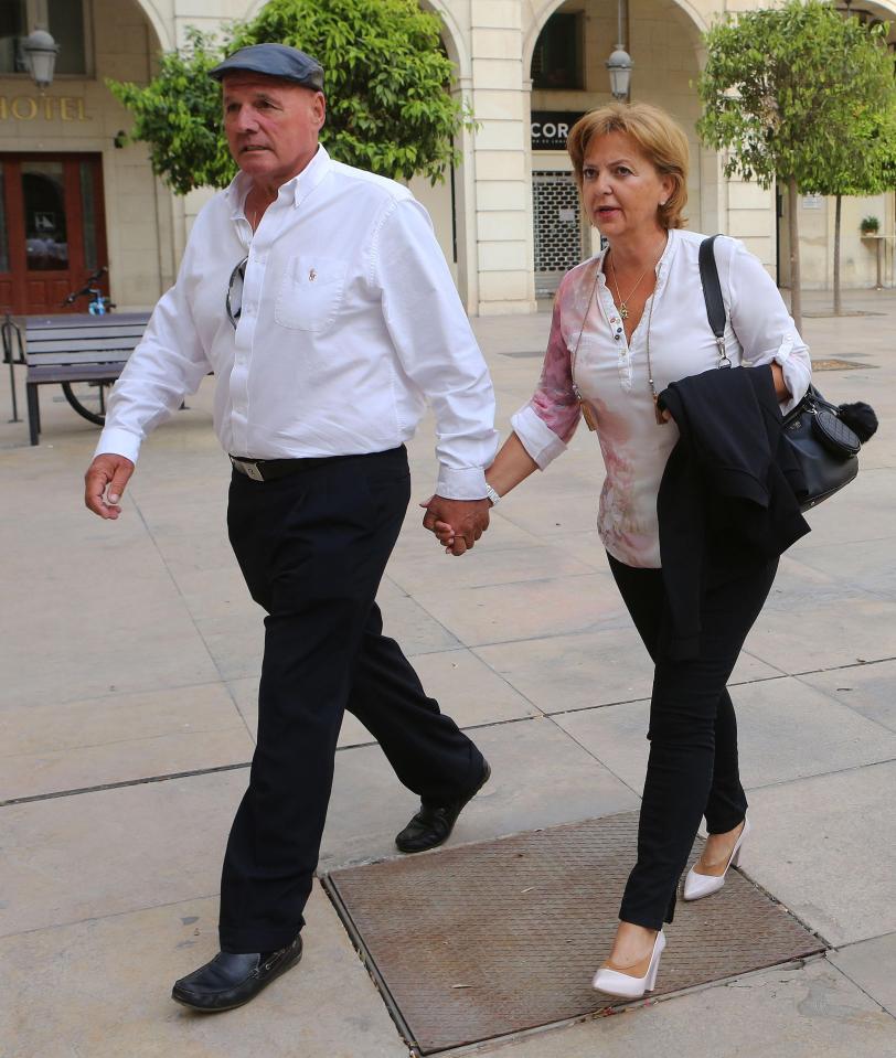  Brian Charrington with his French girlfriend Isabelle Robert