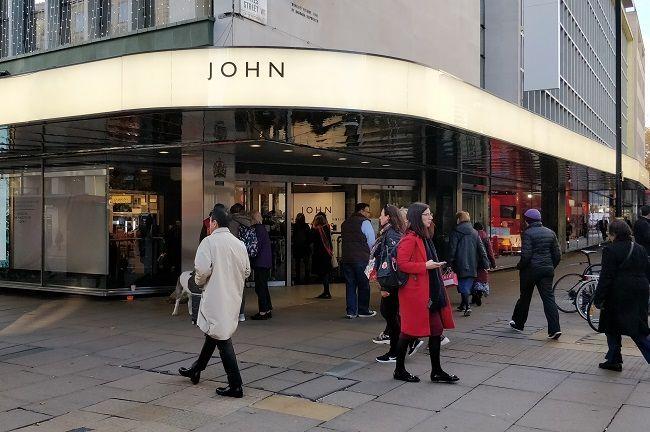  John Lewis' flagship store in London has changed its name to 'John'