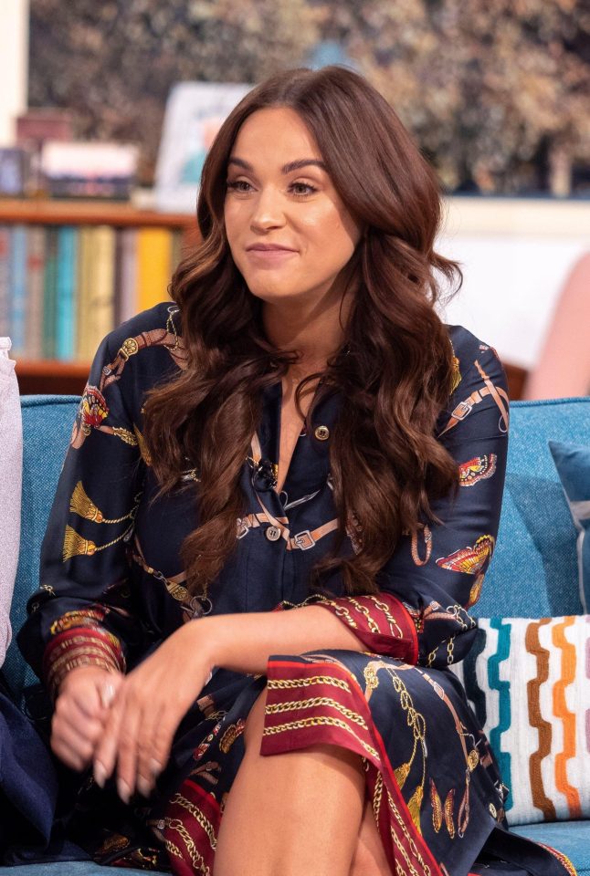  Vicky appeared on today's This Morning without her engagement ring