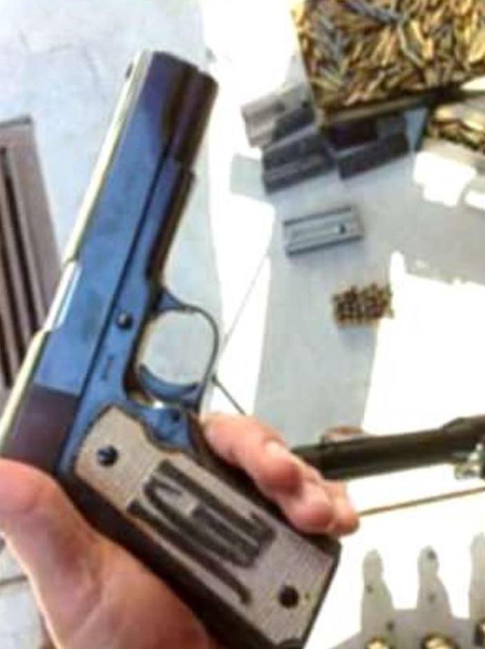 El Chapo carried a gold-plated AK-47 assault rifle and a diamond-encrusted pistol