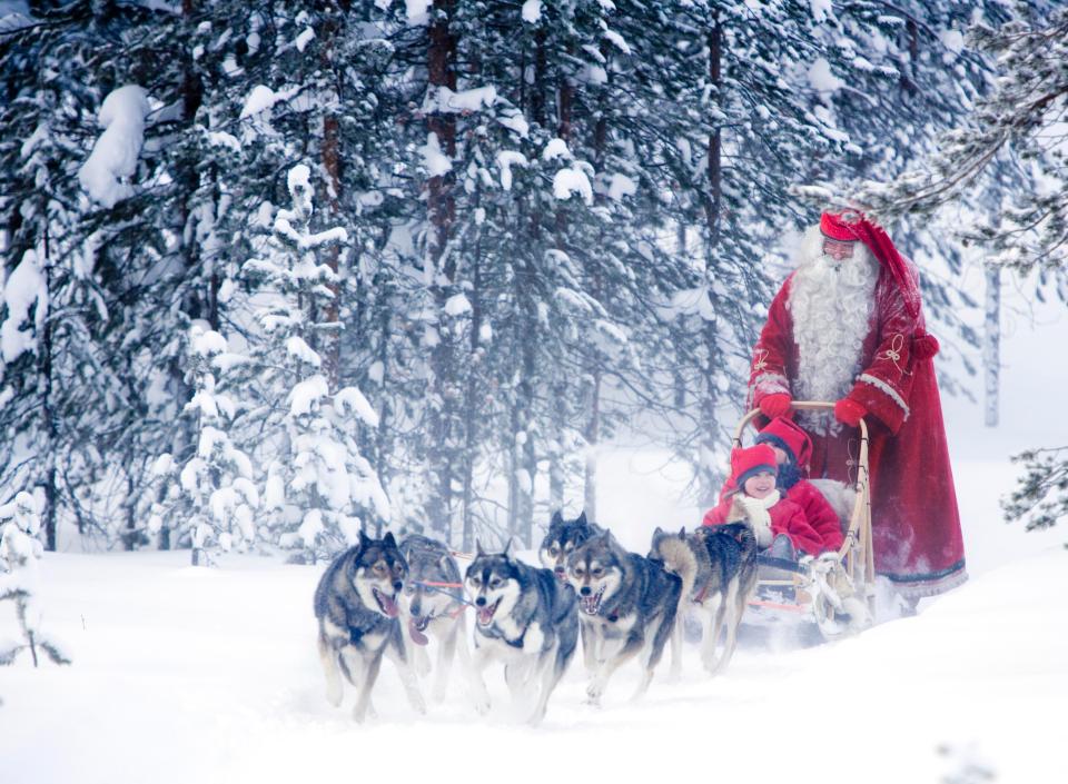  You are also likely to see Santa around the village