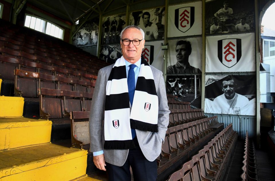  Claudio Ranieri will be hoping to salvage Fulham's season following the disastrous start