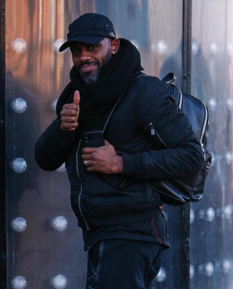  Charles Venn looks happy as he heads to Strictly rehearsals in Blackbool