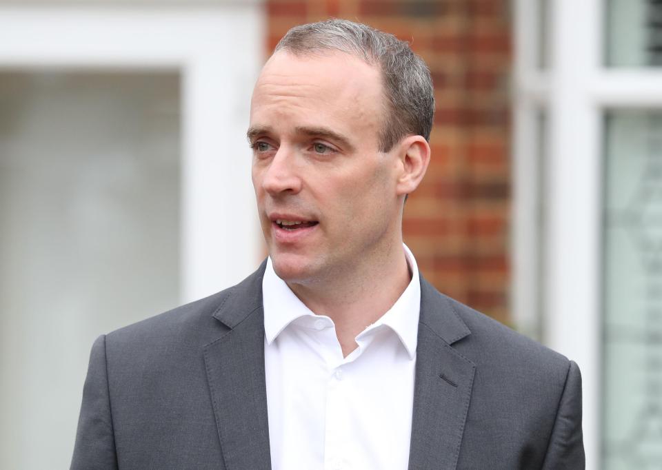  Dominic Raab resigned from the Cabinet