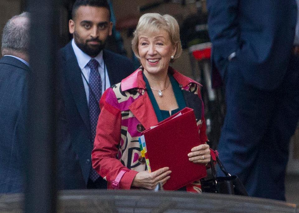  Andrea Leadsom has backed May