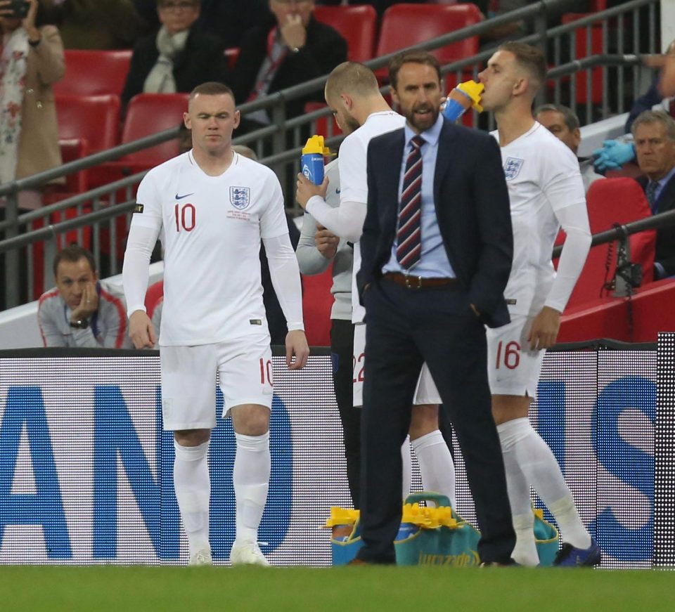  Wayne Rooney made his 120th and final appearance for England against the USA