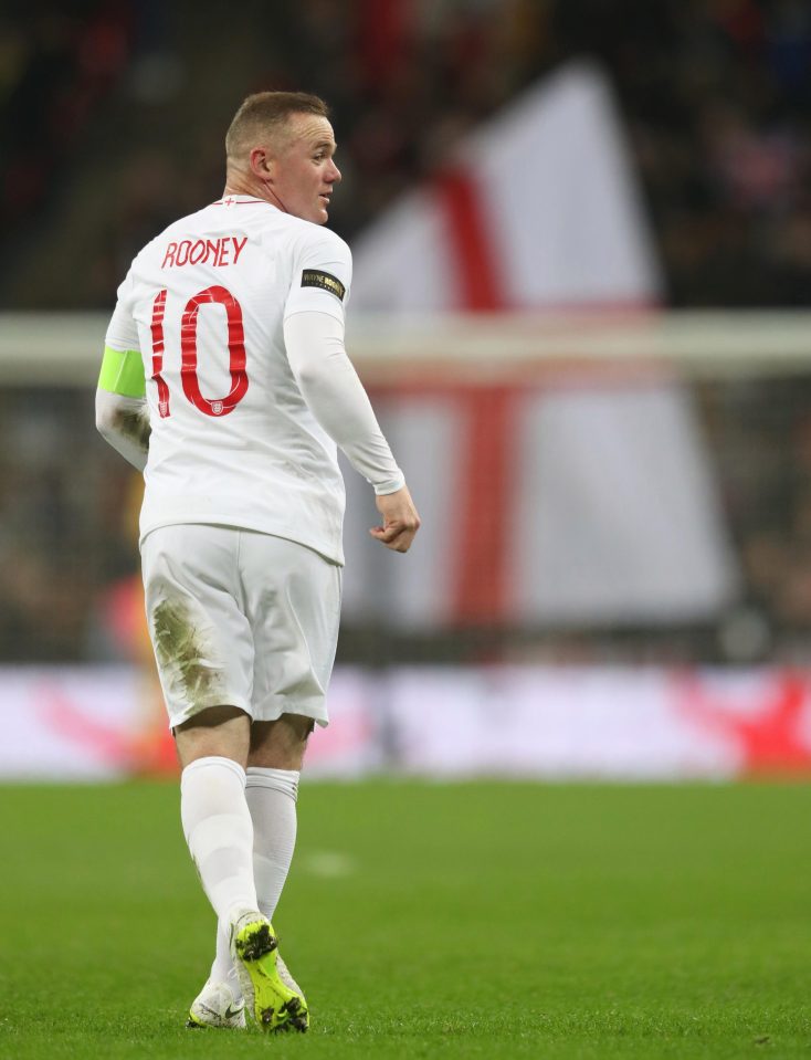  Wanye Rooney played his 120th and final England game as England beat the USA 3-0 at Wembley