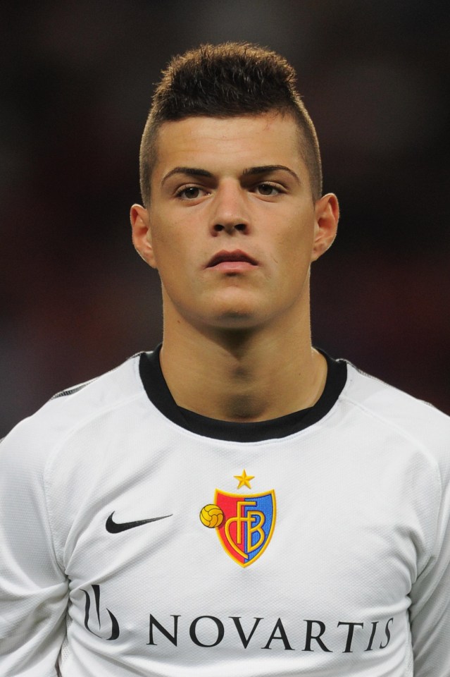 Granit Xhaka started his career with hometown club Basel