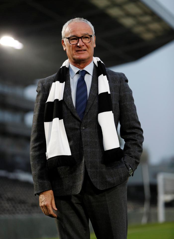  Claudio Ranieri will take charge of his first Fulham game tomorrow against Southampton