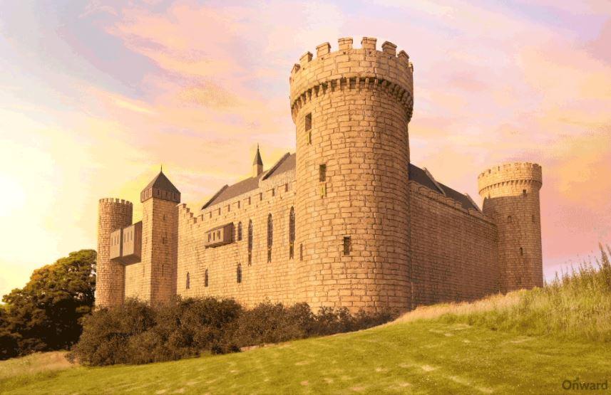  The family designed the grand castle as a display of feudal pride, but their dreams were never completed with the outbreak of the Wars of Independence in 1296 delaying progress