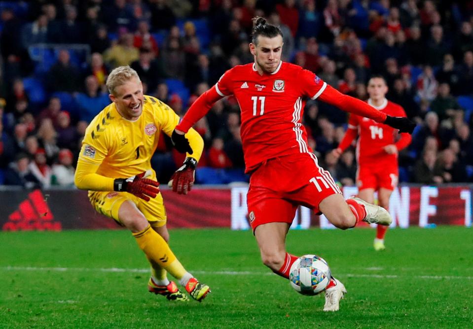  Gareth Bale pulled one goal back but Wales didn't manage to turn the game around